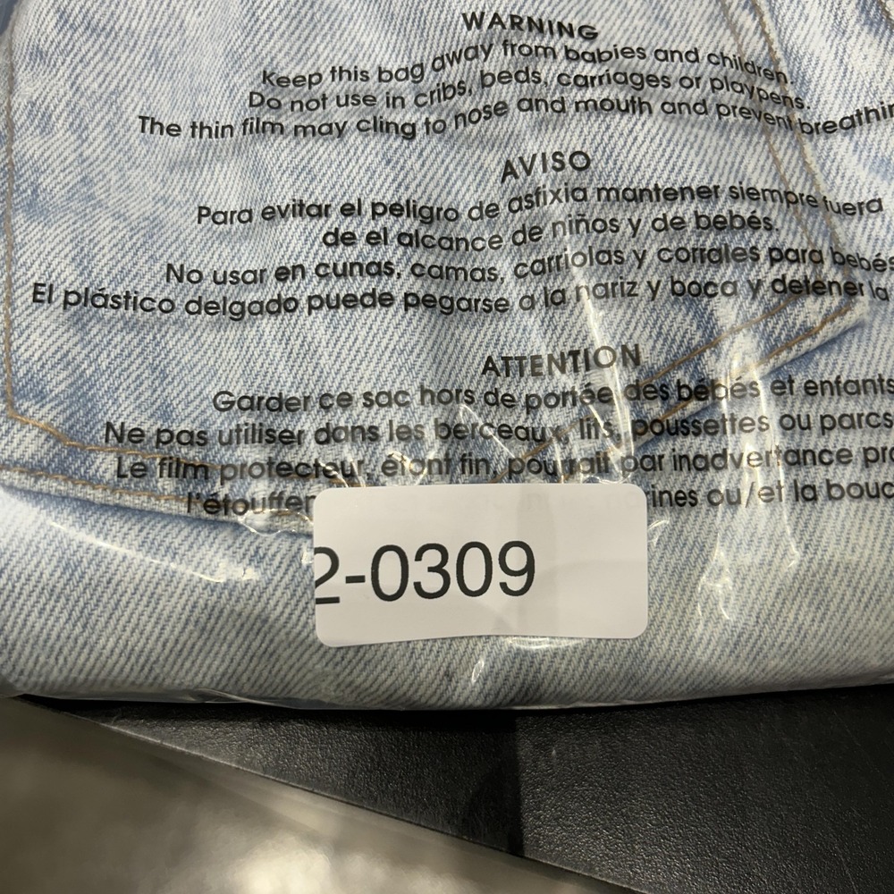 High Waist Jeans Womens Small Light Wash Distressed Ripped Denim Mom Pants - Picture 7 of 7